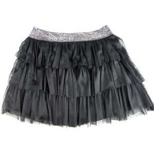SALE! Ruffle Black Short Mini Skirt